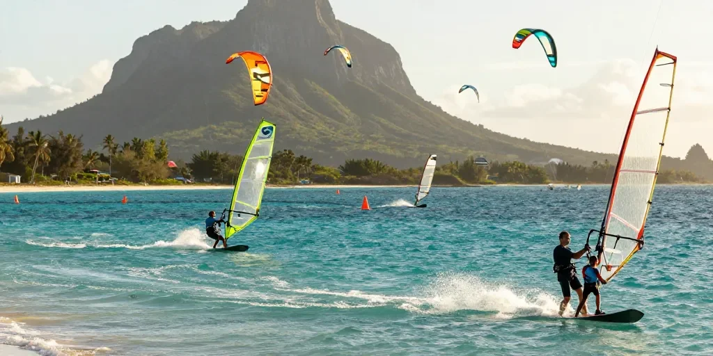 Kitesurf Île Maurice : les 9 spots selon votre niveau et saison