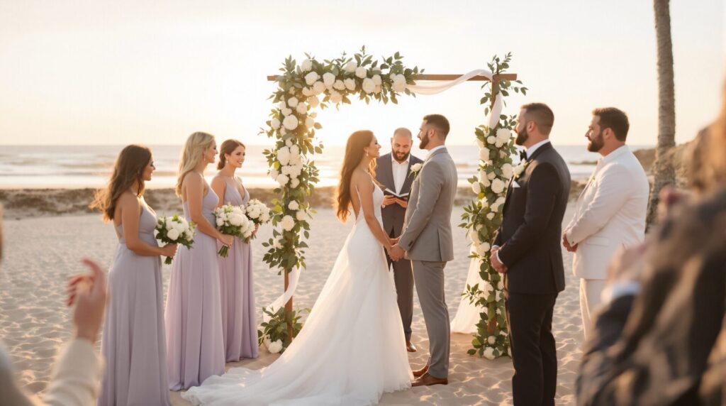 mariage sur la plage
